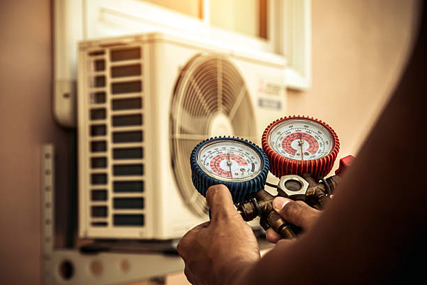 Professional Hvac Maintenance technician working in Marengo, OH